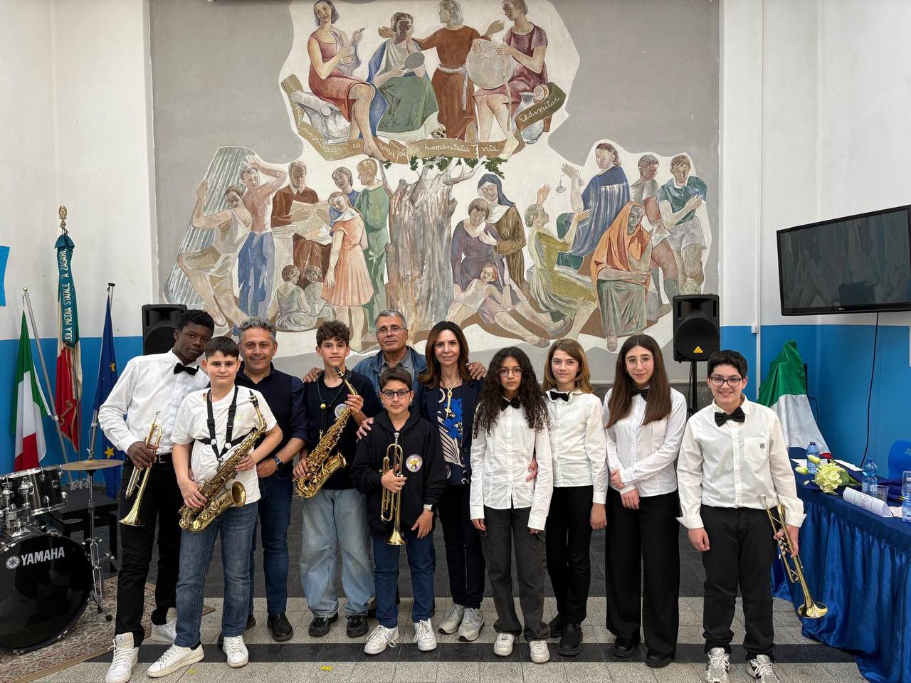 Alunni strumento musicale scuola Catanoso De Gasperi San Sperato Cardeto