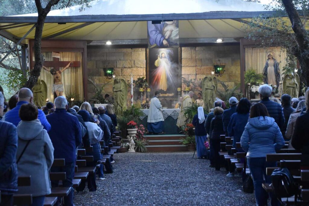 Antonia Salzano in visita alla Cittadella dell'Immacolata di Bagnara