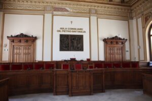 Aula Battaglia Consiglio Comunale vuota