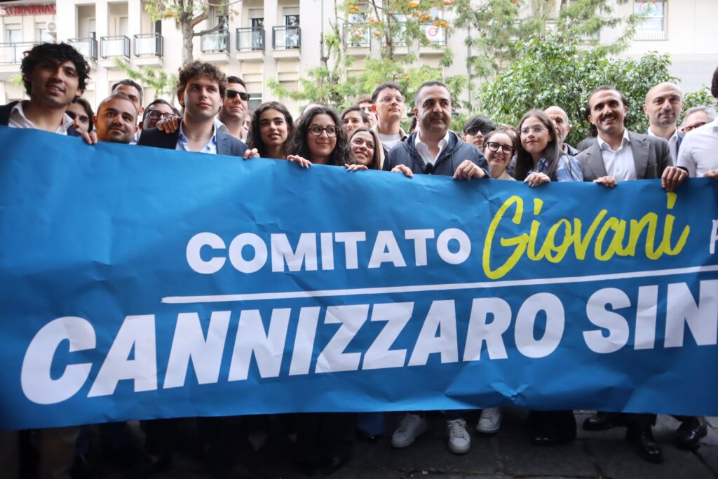Cannizzaro all'inaugurazione del Comitato Giovani