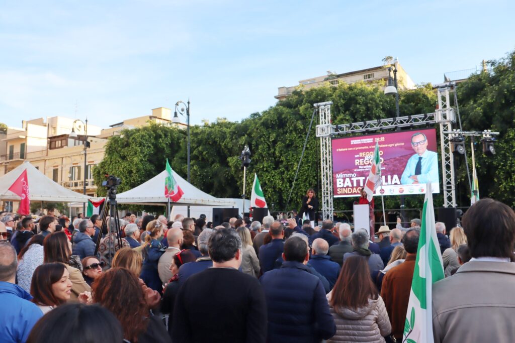 Comizio Mimmo Battaglia Piazza Duomo