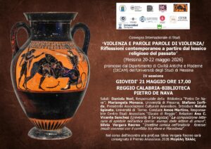 Convegno Internazionale di Studi “Violenza e Parole Parole di ViolenzaRiflessioni contemporanee a partire dal lessico religioso del passato