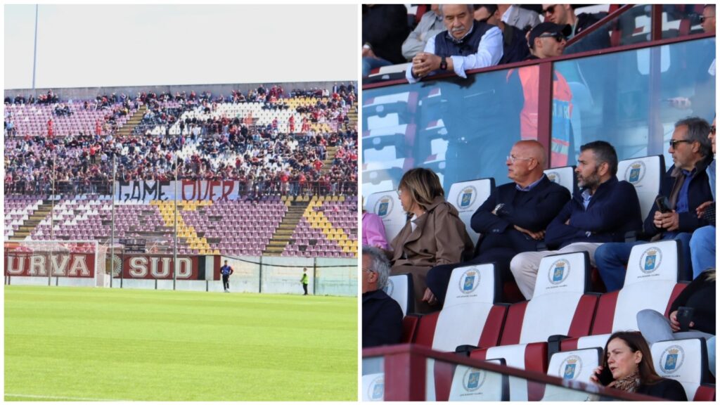 Coreografia curva Reggina Game Over Ballarino