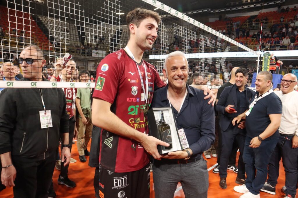 Domotek Volley Reggio Calabria premiazione Serie A2