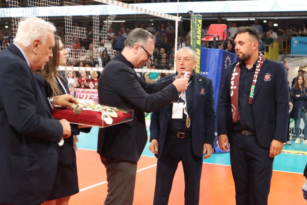 Domotek Volley Reggio Calabria premiazione Serie A2