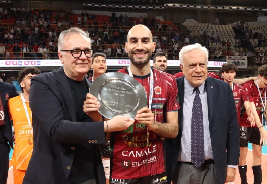 Domotek Volley Reggio Calabria premiazione Serie A2