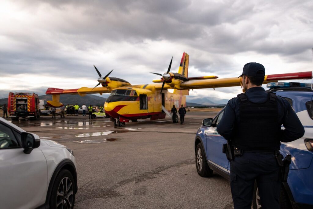 Emergenza su pista di atterraggio