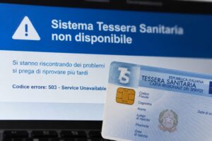 Errore sistema tessera sanitaria