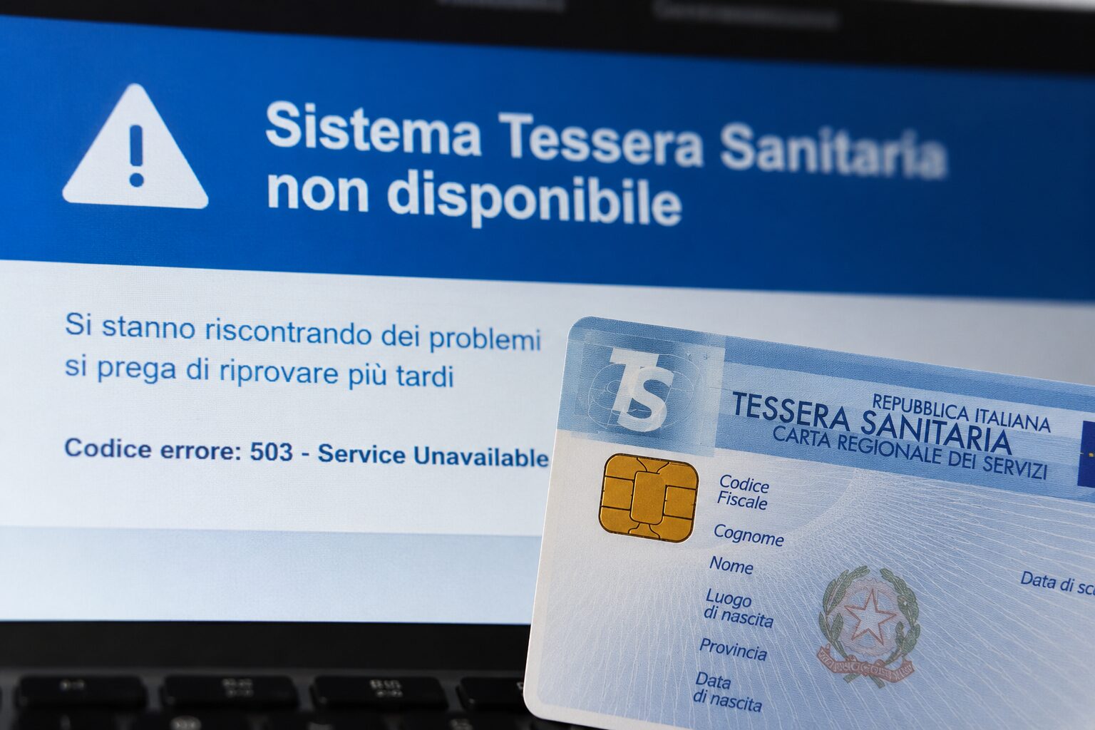 Errore sistema tessera sanitaria