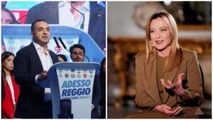 Francesco Cannizzaro e Giorgia Meloni