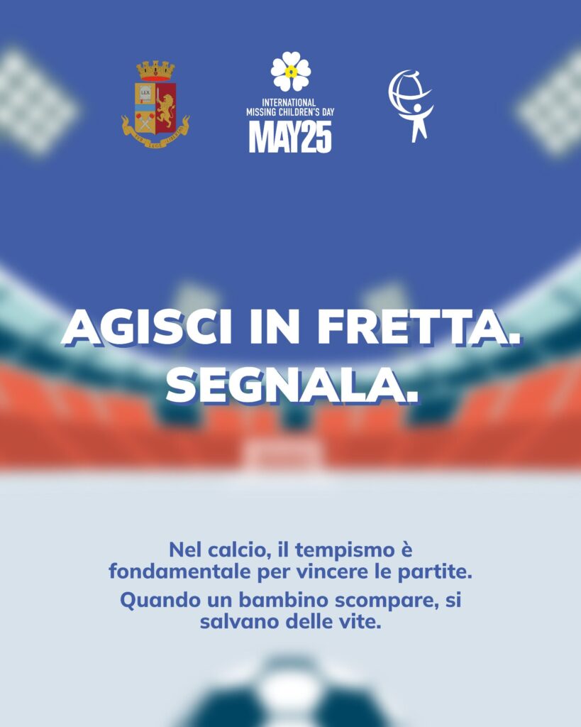 Giornata Internazionale dei Minori Scomparsi
