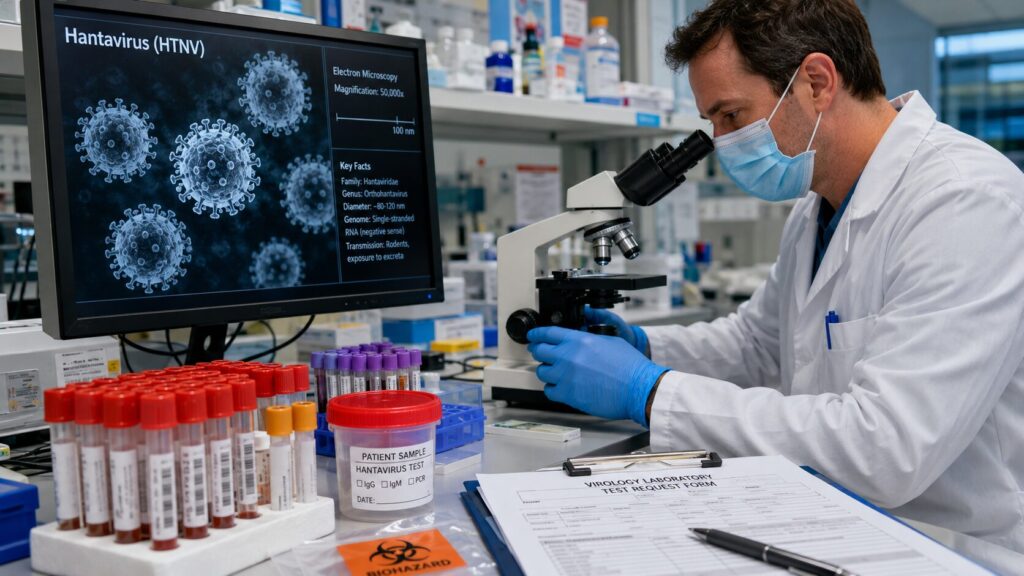 Hantavirus test laboratorio medico