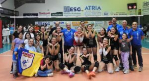 Il Messina Volley a fine gara