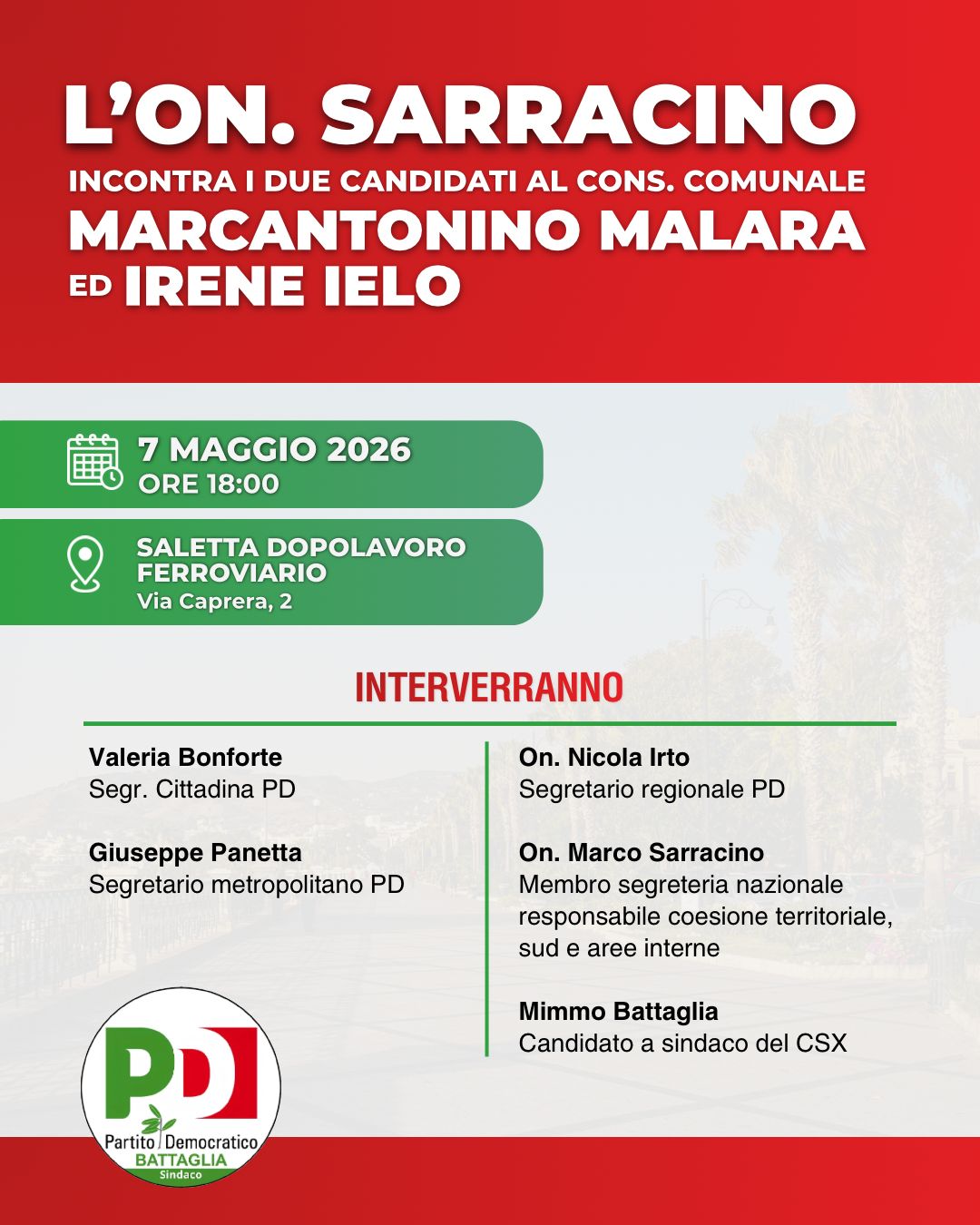 Incontro Marco Sarracino PD