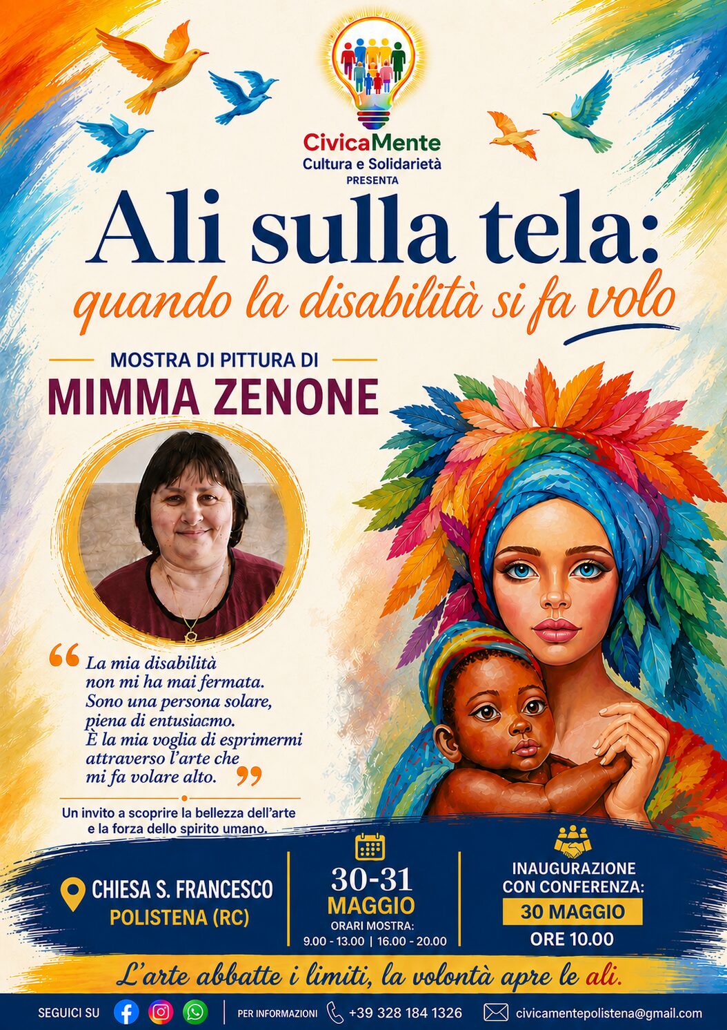 Locandina Ali sulla tela