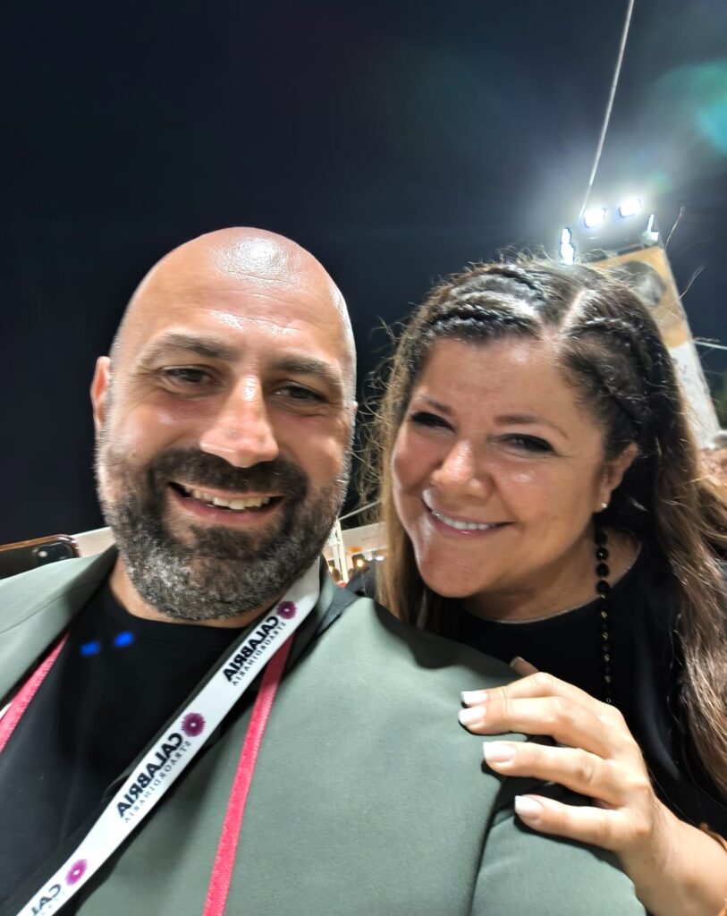 Parise con il DG ARSAC Fulvia Caligiuri