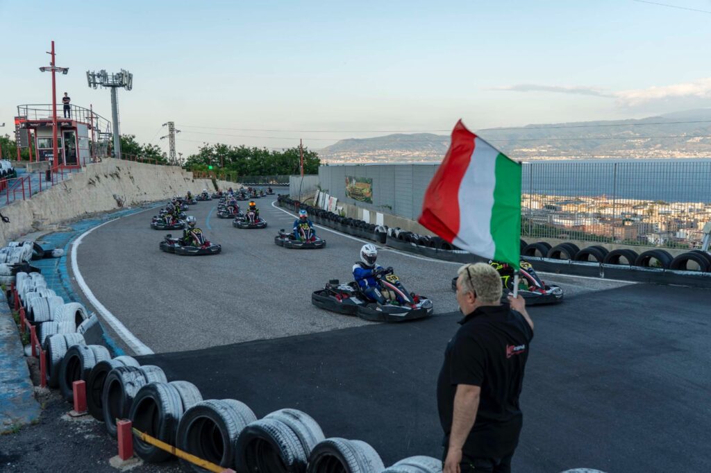 Partenza Gara Sprint Kart