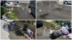 Perdita d'acqua via Sbarre inferiori