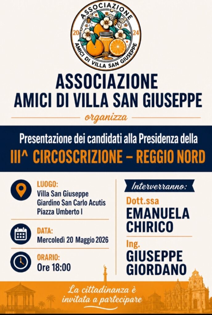 Presentazione Candidati Presidenza Circoscrizione
