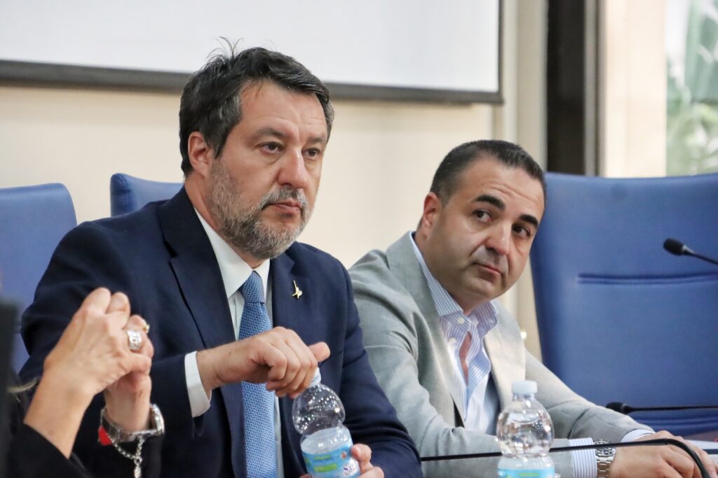 Matteo Salvini e Francesco Cannizzaro