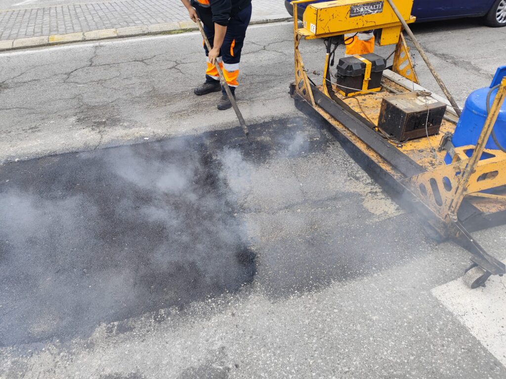 Riparazione strade Messina
