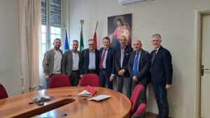 Rizzo e delegazione Forza Italia Villa