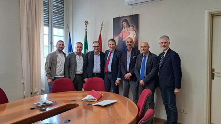 Rizzo e delegazione Forza Italia Villa