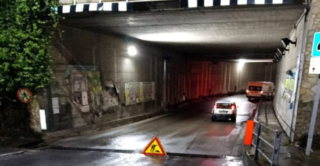 S.P. 53 Saponara, il sottopasso ferroviario