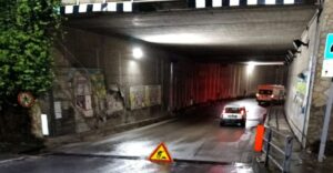 S.P. 53 Saponara, il sottopasso ferroviario