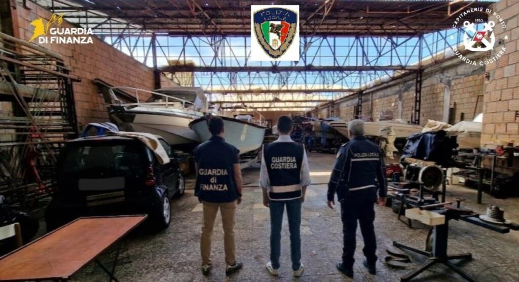 SEQUESTRATA UN’ATTIVITA’ DI RIMESSAGGIO ABUSIVO DI IMBARCAZIONI