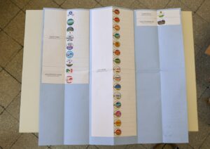 Scheda elettorale Comunali Messina 2026