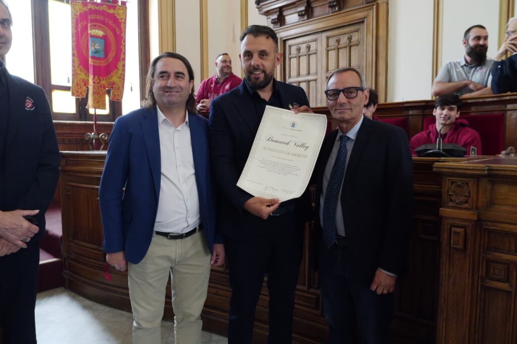 Sindaco Battaglia Domotek Volley Reggio Calabria