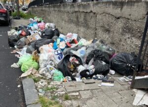 Spazzatura viale Europa