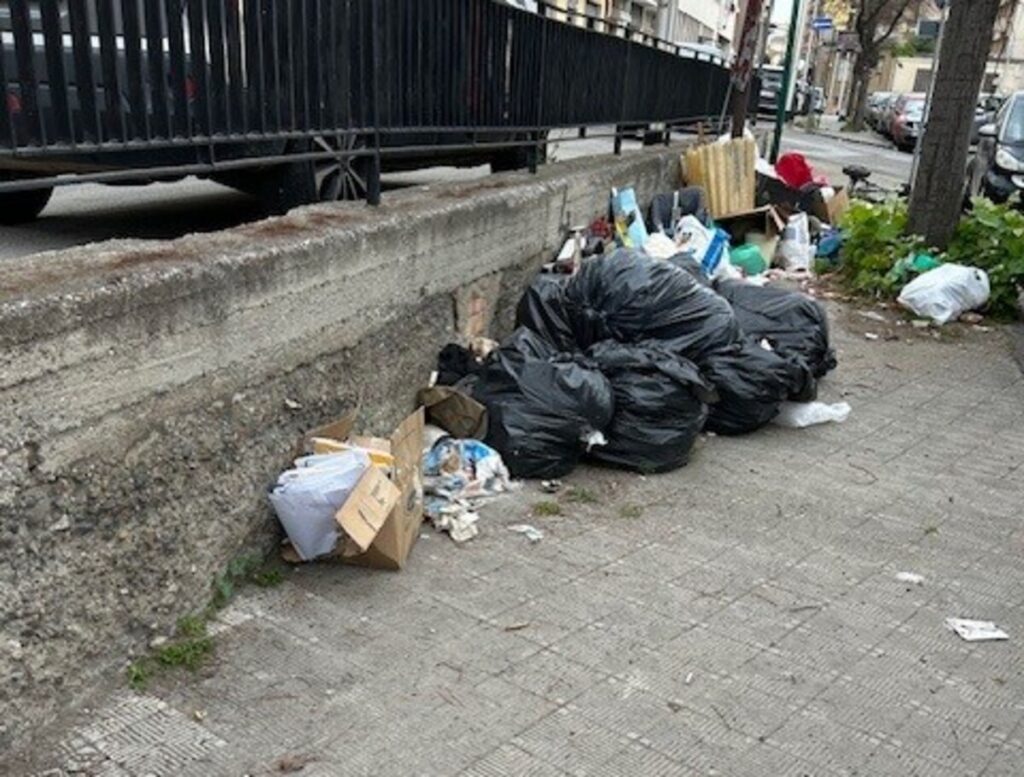 Spazzatura viale Europa
