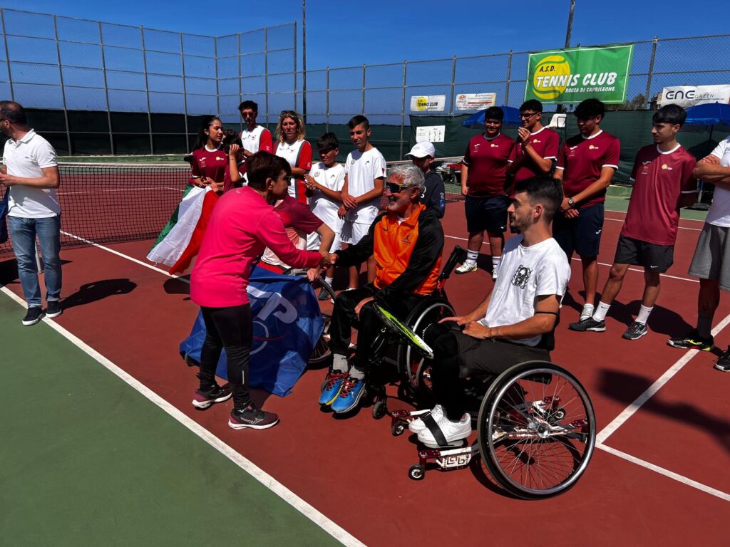 Tennis in Carrozzina evento Rocca di Capri Leone