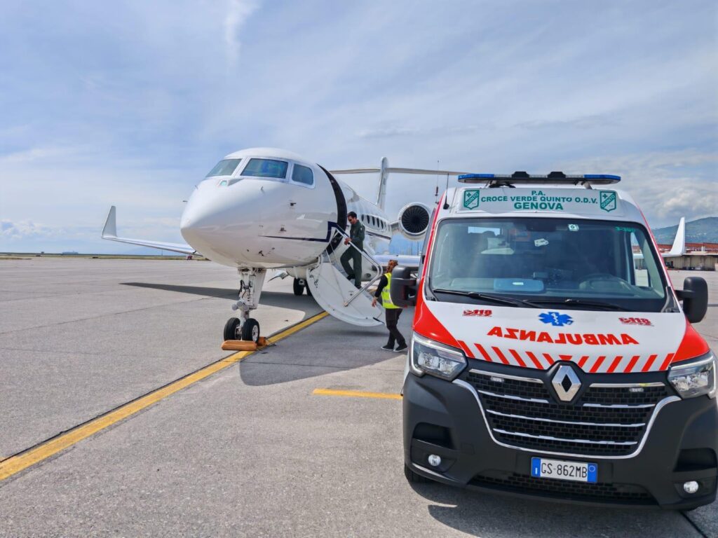 Trasporto medico Lamezia Genova