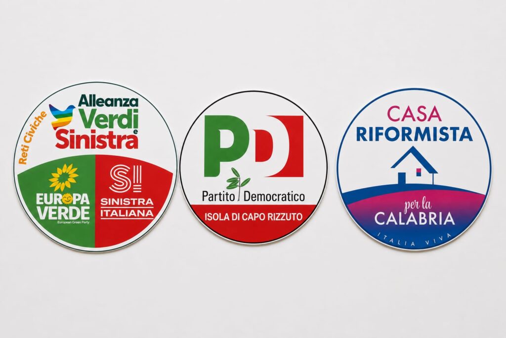 campo largo sinistra loghi alleanza verdi sinistra avs pd partito democratico e casa riformista