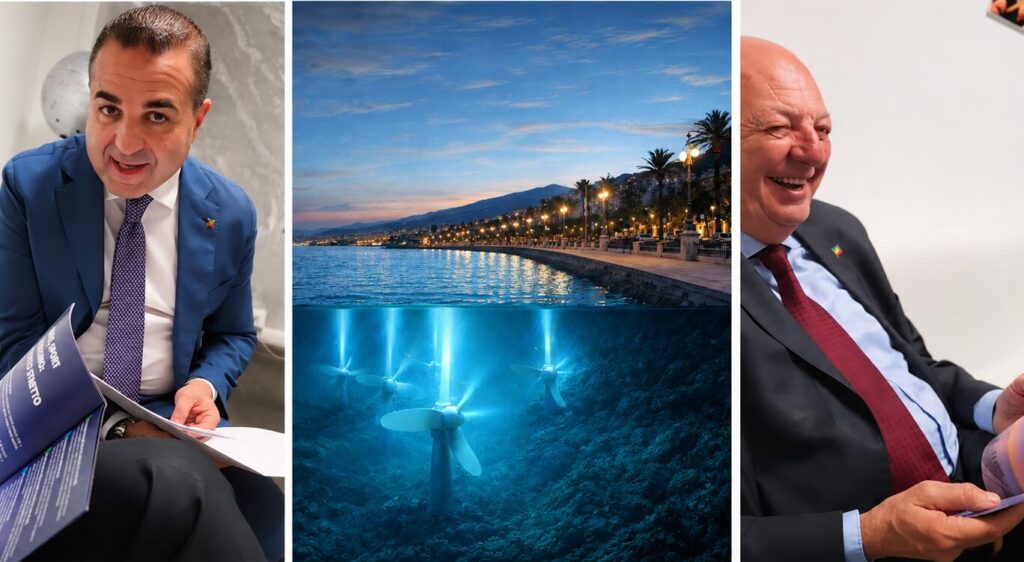 cannizzaro progetto lungomare con turbine e ministro pichetto fratin