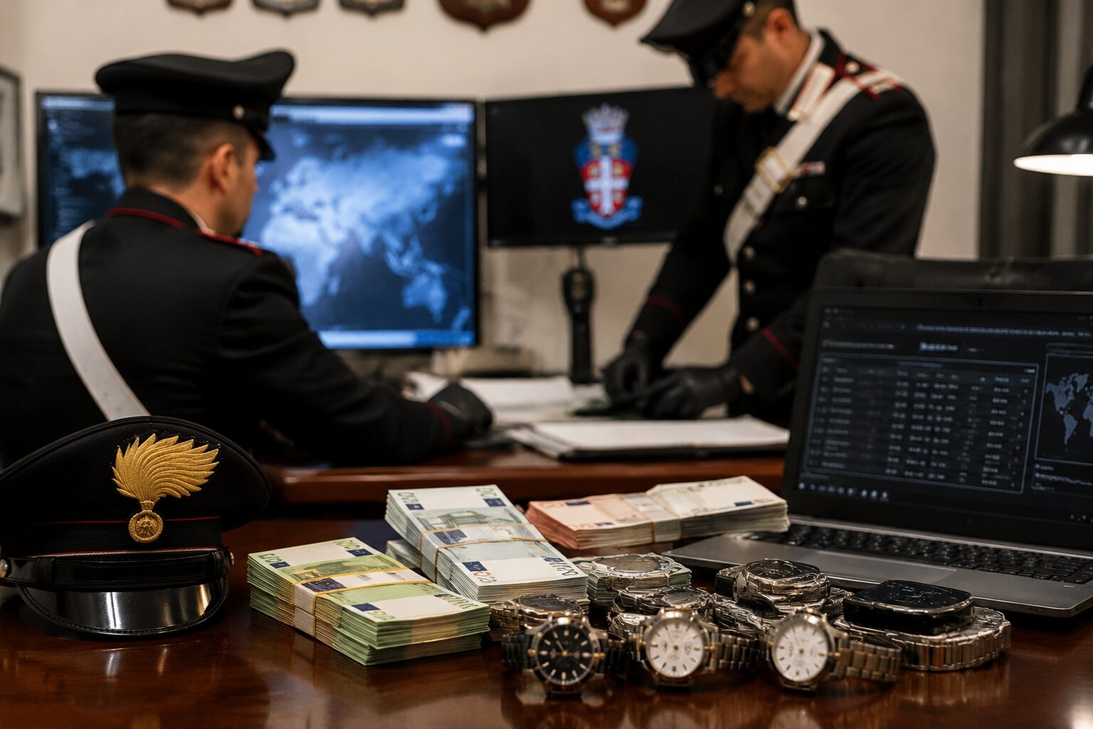 carabinieri soldi orologi