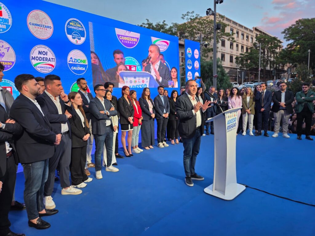 comizio chiusura campagna elettora cannizzaro