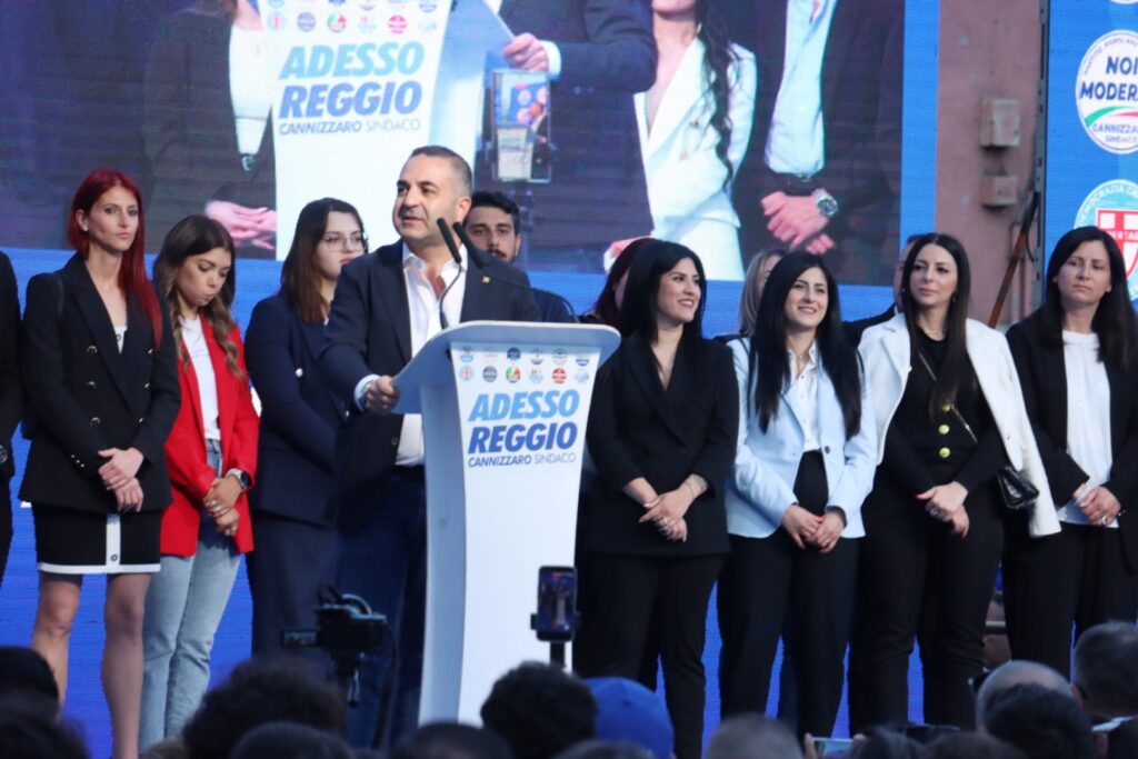 comizio chiusura campagna elettorale cannizzaro