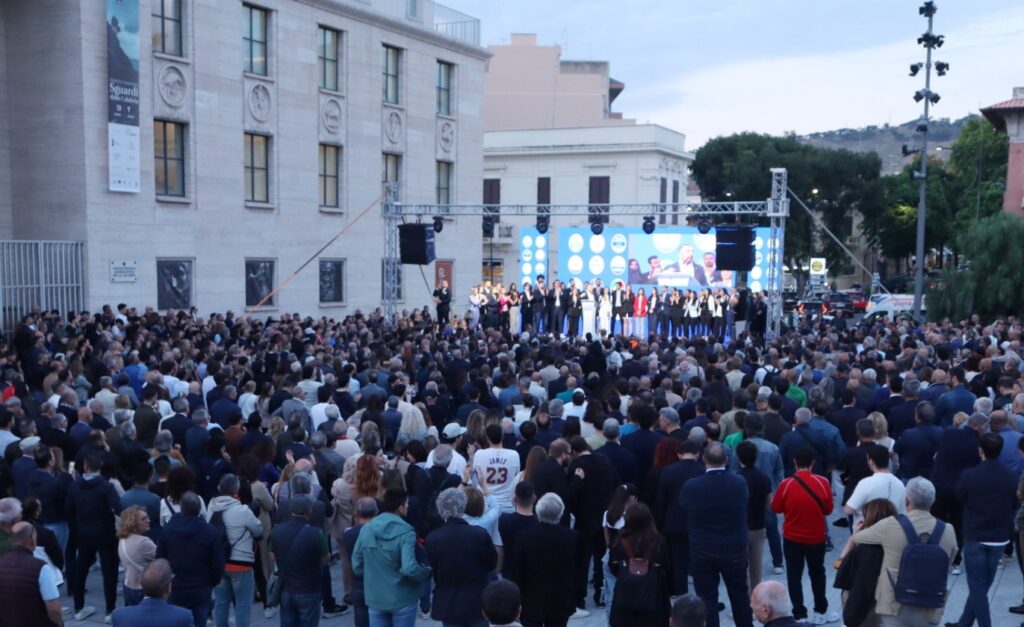 comizio chiusura campagna elettorale cannizzaro