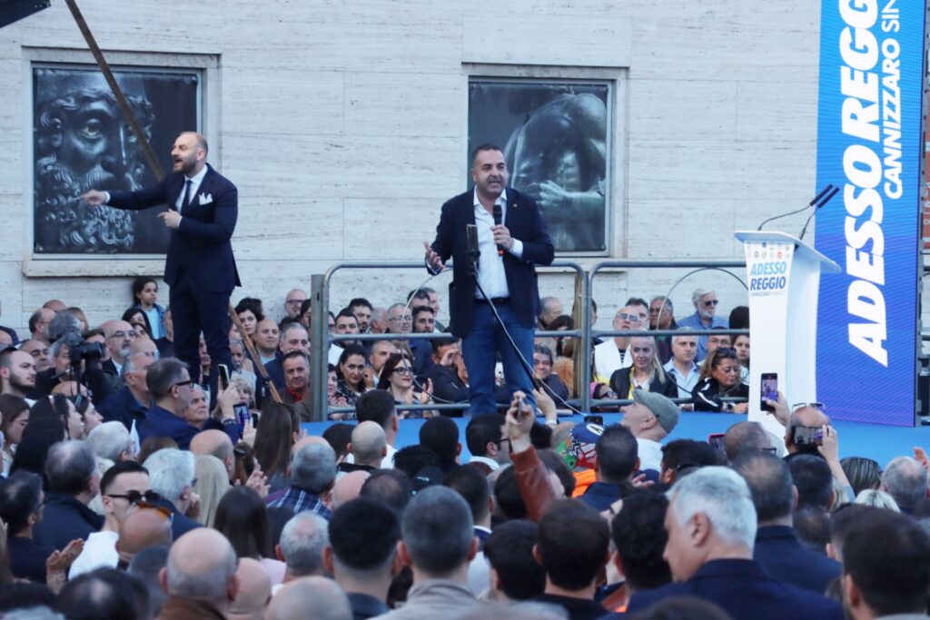 comizio chiusura campagna elettorale cannizzaro