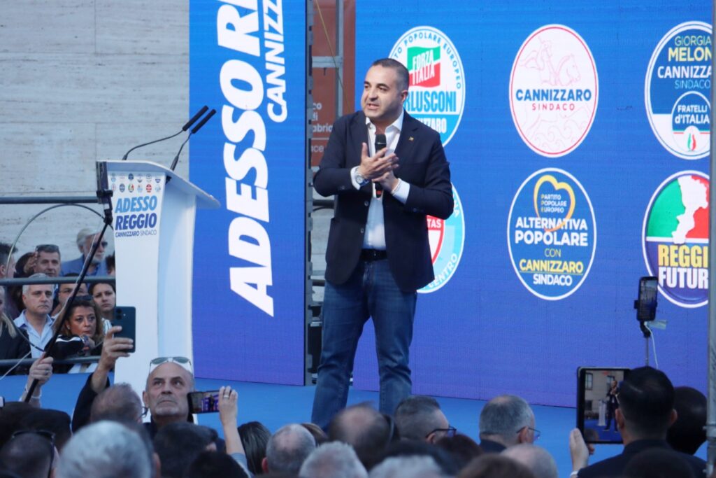 comizio chiusura campagna elettorale cannizzaro