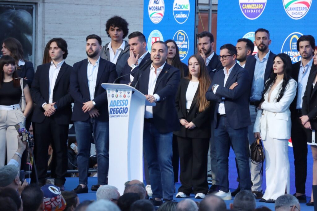 comizio chiusura campagna elettorale cannizzaro