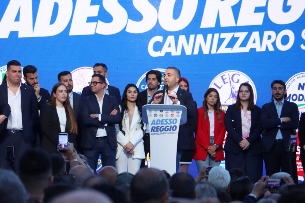 comizio chiusura campagna elettorale cannizzaro