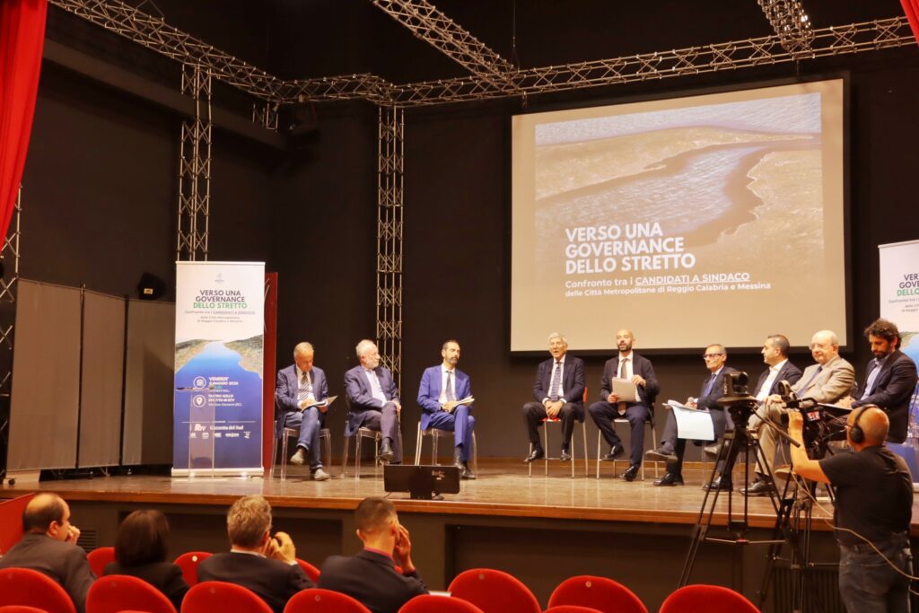 confronto candidati Sindaco Reggio Calabria e Messina