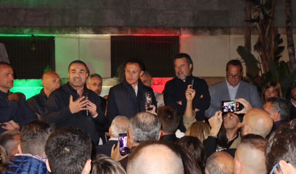 evento con salvini in via marina a reggio calabria