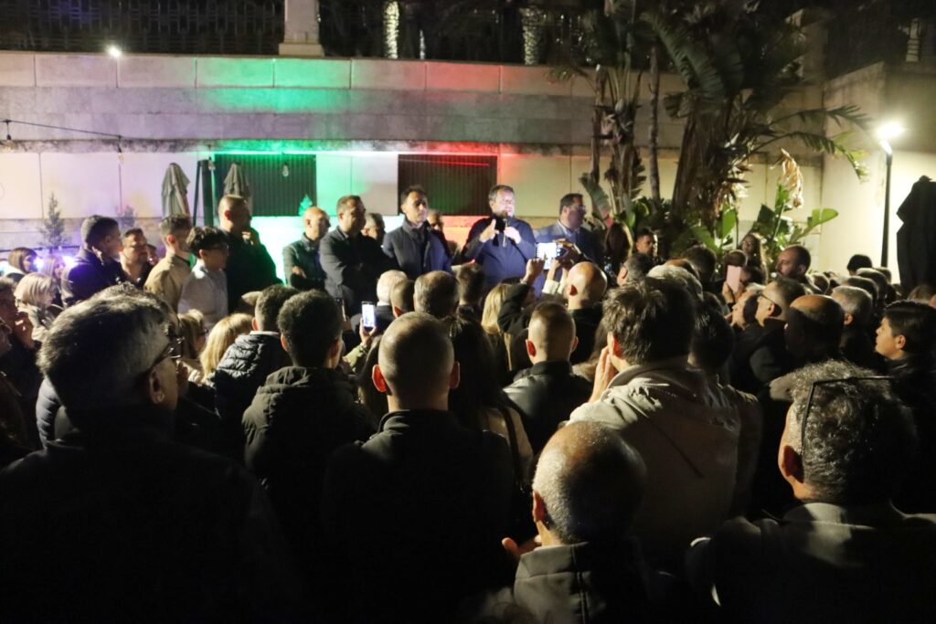 evento con salvini in via marina a reggio calabria