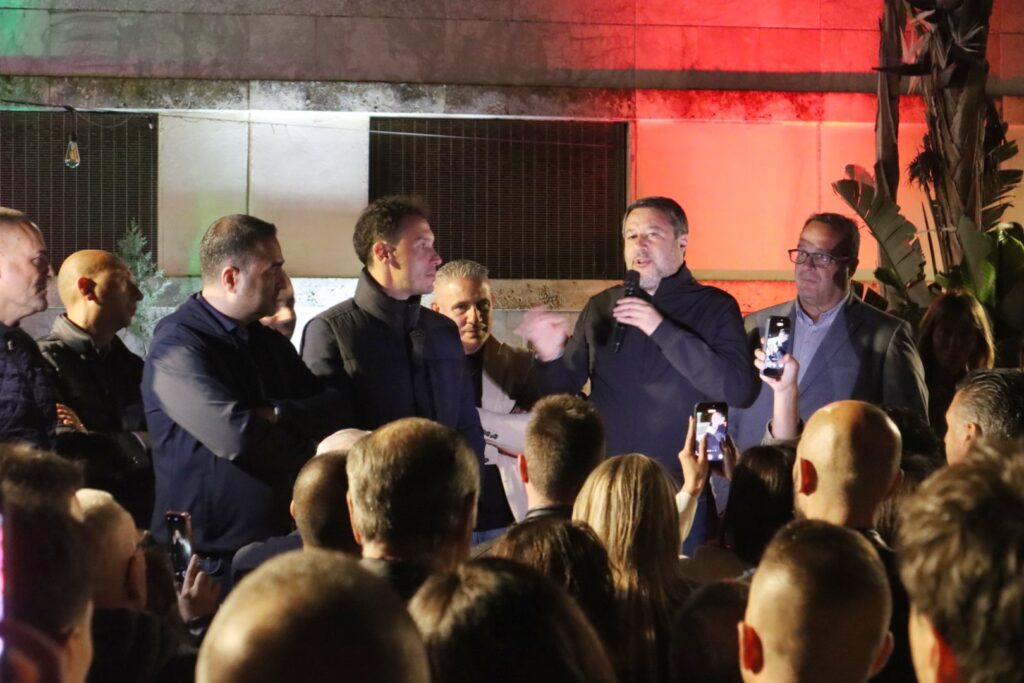 evento con salvini in via marina a reggio calabria